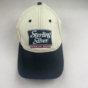 Sterling Silver Premium Meats Advertising hat Baseball cap